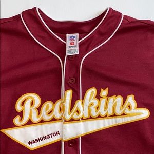 redskins baseball jersey